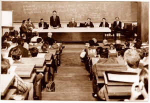 Conferencia Universidad de Rio de Janeiro, Brasil, 1968. . Invitado como Director en el Consejo Consultivo Latinoamericano del Instituto de Ciencias Weizmann de Israel.