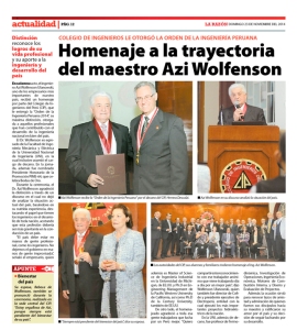 Diario La Razón - Lima-Perú - 23-11-14