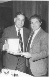Con ministro Renée Balarezo, Julio 1980