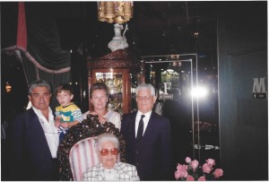 Con padres, Becky y Michael, Miami, Agosto 1993